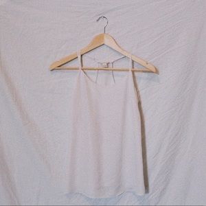 JCREW WHITW SHEER TANK TOP